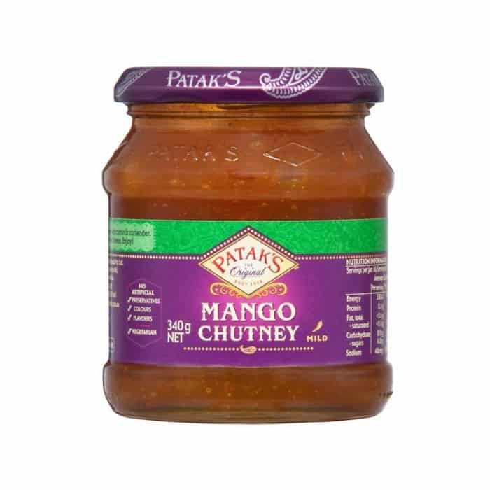 chutney de mangue doux 340g Patak's