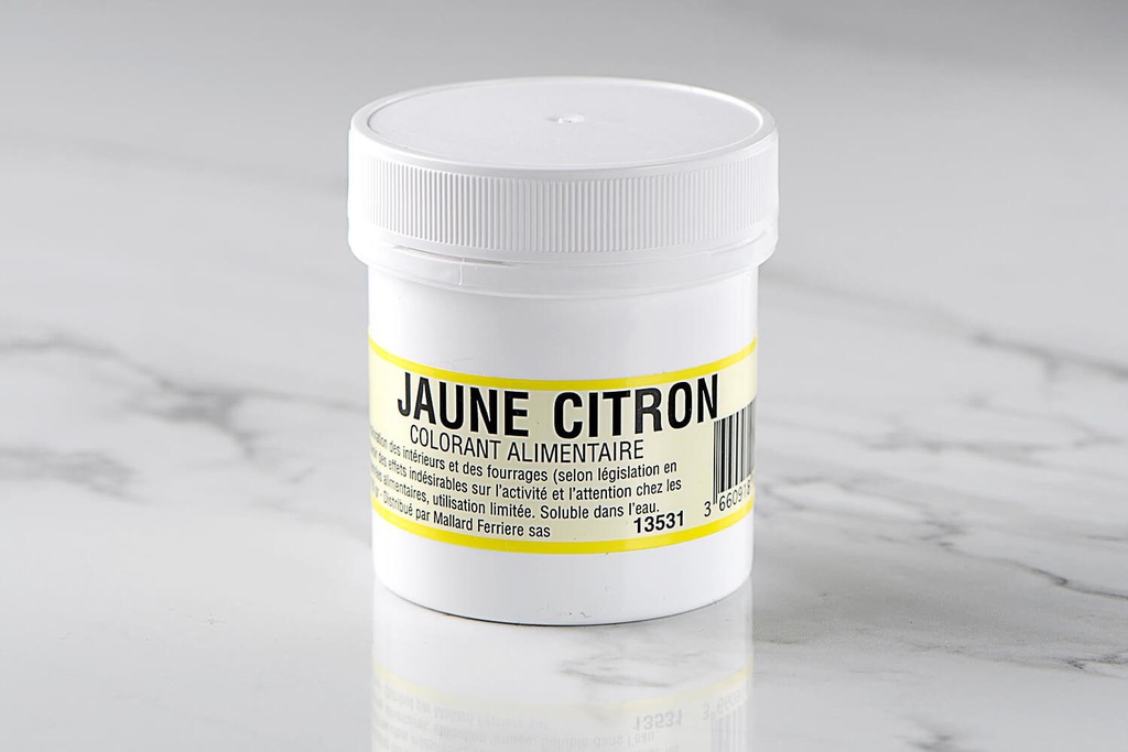 colorant hydrosoluble jaune citron 10g