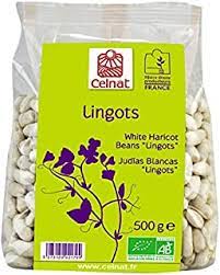 haricots blancs lingots bio 500g Celnat