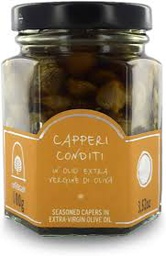 [MO-CVFLECAPPANHUI1KG] fleurs de câpres de Panteleria à l'huile 1kg