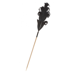 [MO-PIC125JN] pic frisé noir 9cm (100pc)