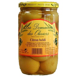 [MO-BECITCONF720B] citrons confits 720g Beldis