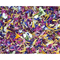 [MO-DIMELFLESALBIO100] fleurs mélangées pour salade bio 100g