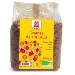 [MO-HIGRALINBRUBIO250C] graines de lin brun bio 250g Celnat