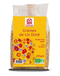 [MO-HVGRALINDOR250] graines de lin doré bio 250g